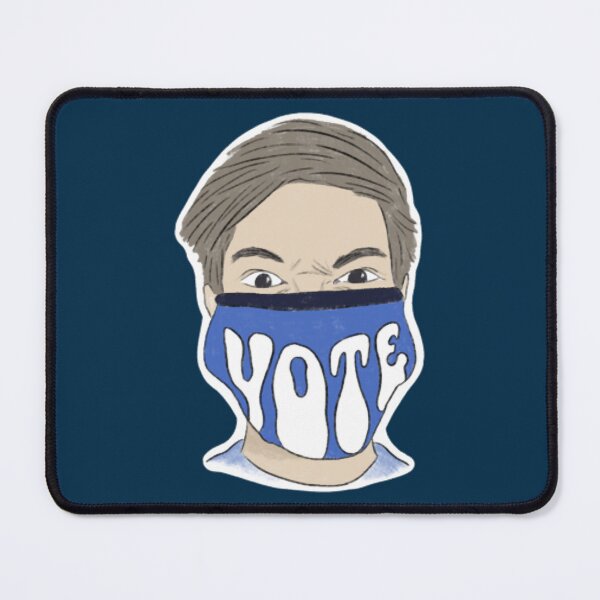 Item preview, Weston Koury Vote Mask Illustration designed and sold by Borusmuithy.