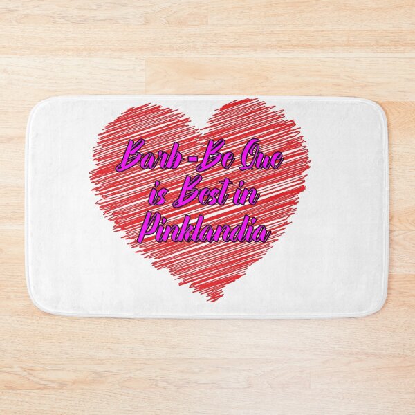 Item preview, Barb Be Que is Best in Pinklandia - Scribble Heart designed and sold by Bruce ALMIGHTY Baker.