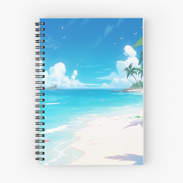 Item preview, Tropical Beach Drawing designed and sold by storyofdavid.