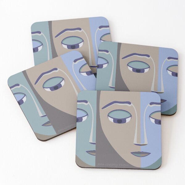 Item preview, FACES #2 designed and sold by Jean Gregory Evans.