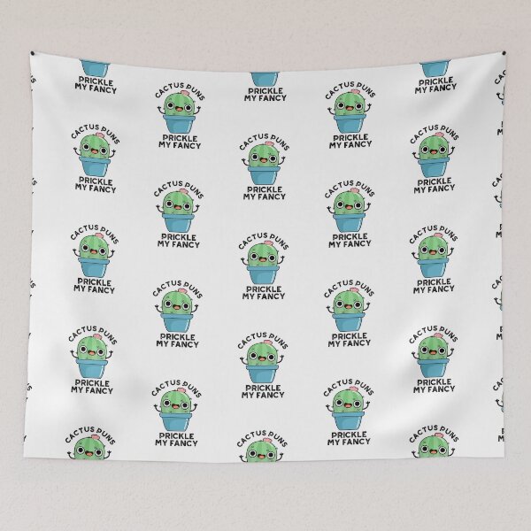 Item preview, Cactus Puns Prickle My Fancy Funny Plants Puns  designed and sold by punnybone.