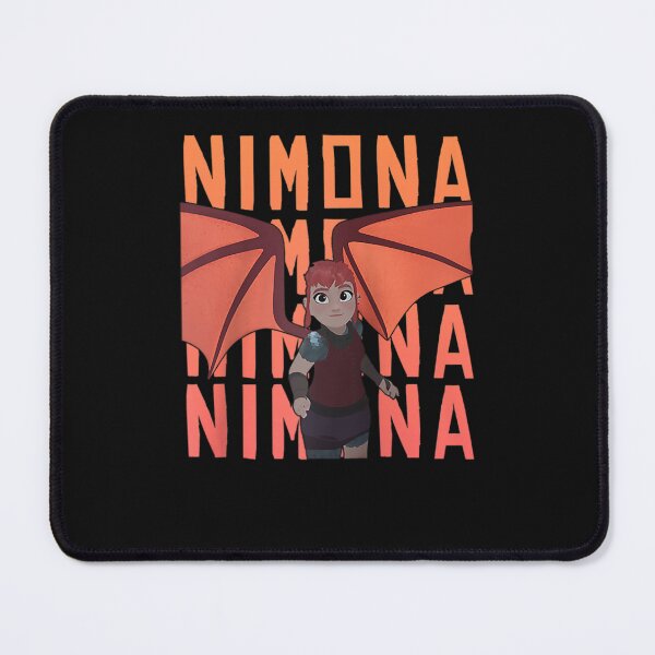Item preview, Nimona Shapeshifter Hero Name Stack Logo Raglan designed and sold by AngelaMirr.