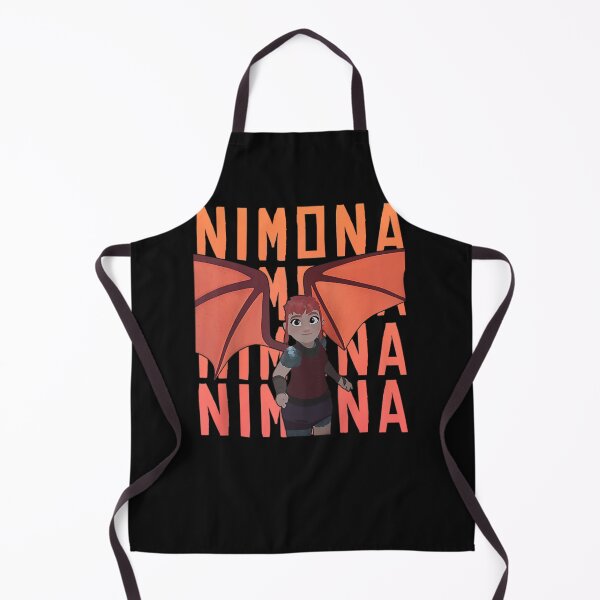Item preview, Nimona Shapeshifter Hero Name Stack Logo Raglan designed and sold by AngelaMirr.