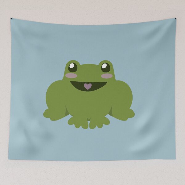 Item preview, Cute Frog with Background designed and sold by McSacks-Shack.
