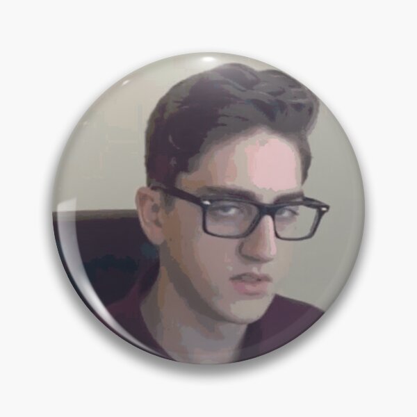 Item preview, Danny wearing glasses acrylic paint style designed and sold by BelongsInTheMCU.
