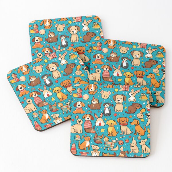 Item preview, puppies an his toys designed and sold by TebyArt.