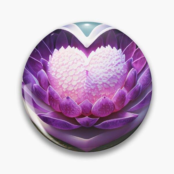 Item preview, Captivating Purple Lotus Heart Flower 03 designed and sold by cuzzler.
