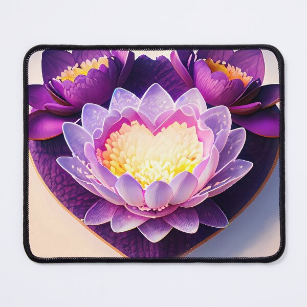 Item preview, Captivating Purple Lotus Heart Flower 04 designed and sold by cuzzler.