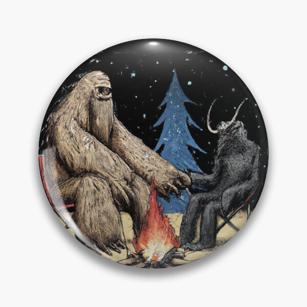 Item preview, Celebrating Conspiracy Bigfoot and Mothman designed and sold by soulfulprintss8.