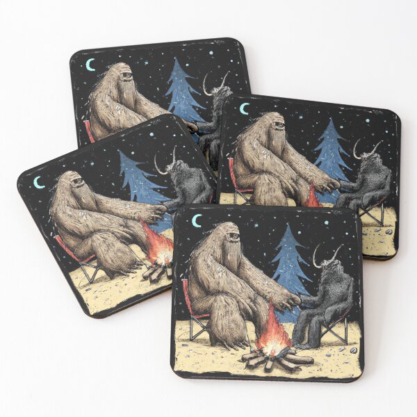 Item preview, Celebrating Conspiracy Bigfoot and Mothman designed and sold by soulfulprintss8.