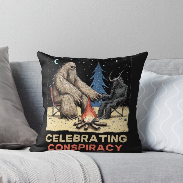 Item preview, Celebrating Conspiracy Bigfoot and Mothman designed and sold by soulfulprintss8.