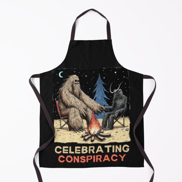 Item preview, Celebrating Conspiracy Bigfoot and Mothman designed and sold by soulfulprintss8.