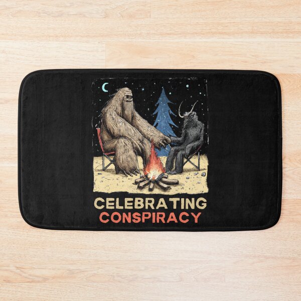 Item preview, Celebrating Conspiracy Bigfoot and Mothman designed and sold by soulfulprintss8.