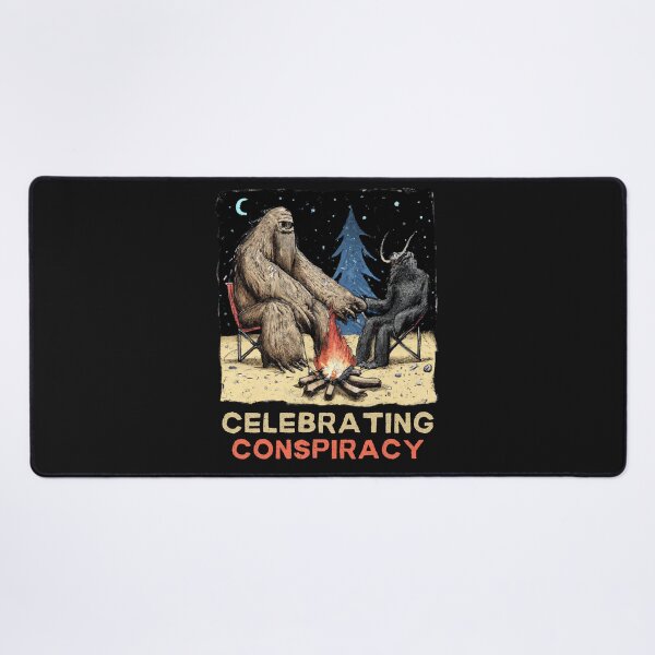 Item preview, Celebrating Conspiracy Bigfoot and Mothman designed and sold by soulfulprintss8.