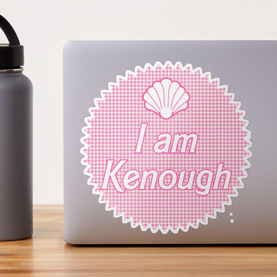 I am Kenough - Barbie movie, mattel logo, shell, kenergy / hot