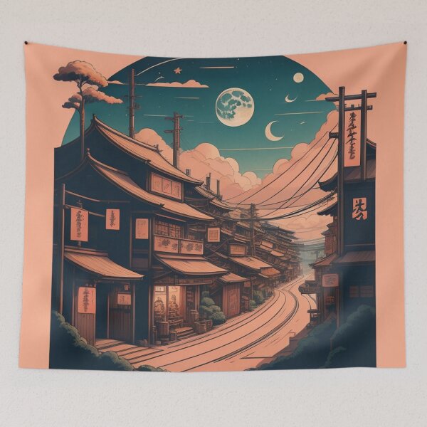 Item preview, Ramen Village Aesthetic designed and sold by carlbruss.