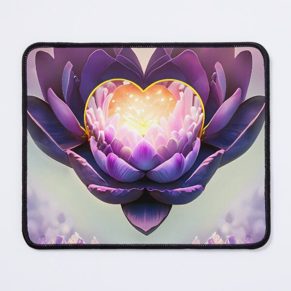 Item preview, Captivating Purple Lotus Heart Flower 06 designed and sold by cuzzler.