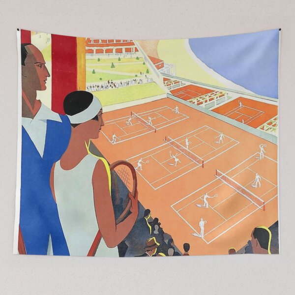 Item preview, 1930 Monte-Carlo Tennis Monaco PLM Travel designed and sold by farmermargareta.
