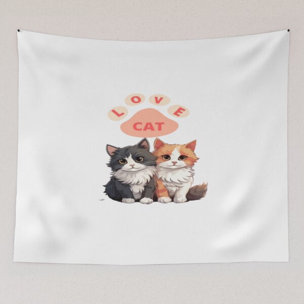 Item preview, love cat designed and sold by MEfashionista.