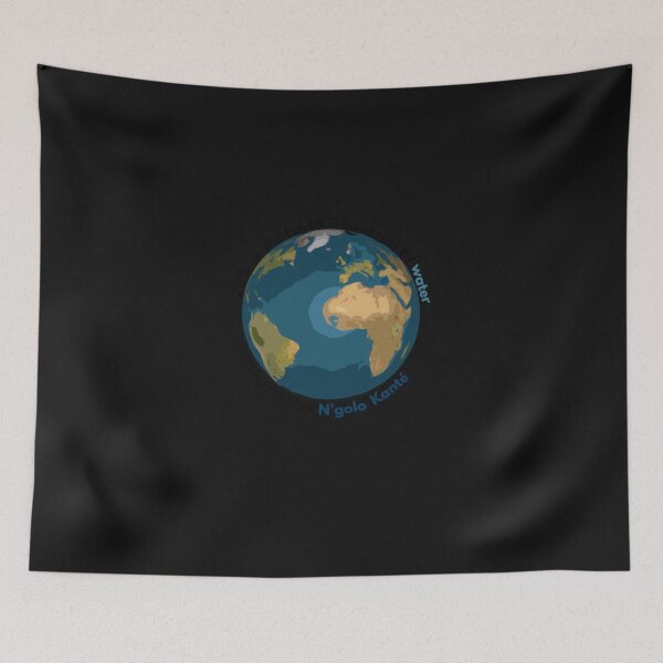 Item preview, 70 of the Earth is covered by water, the rest by N'golo Kanté Classic   designed and sold by JeannPeron.