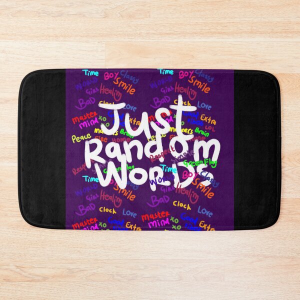 Item preview, Just Random positive words designed and sold by LoveDaisyShop.