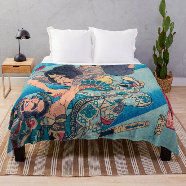 Item preview, Tanmeijirō Genshōgo Fighting Under Water - Vintage Japanese Artwork designed and sold by HistorySimple.