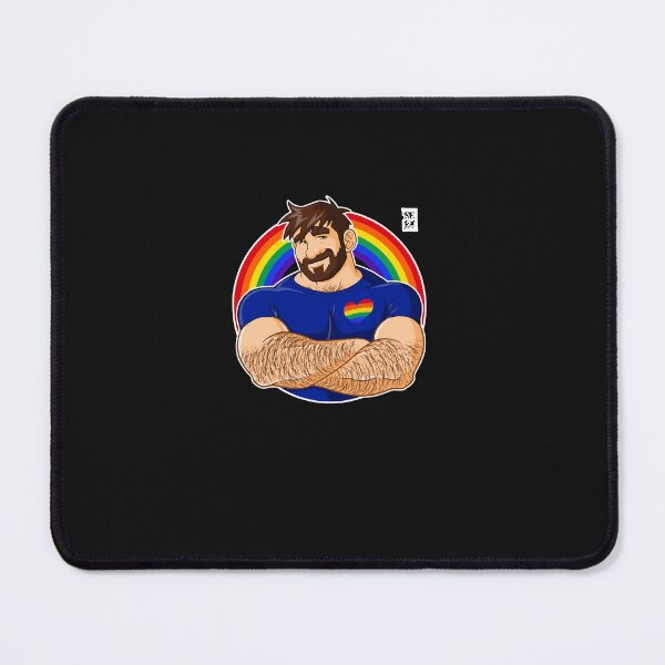 Item preview, ADAM LIKES CROSSING ARMS - GAY PRIDE Classic  designed and sold by JeannPeron.