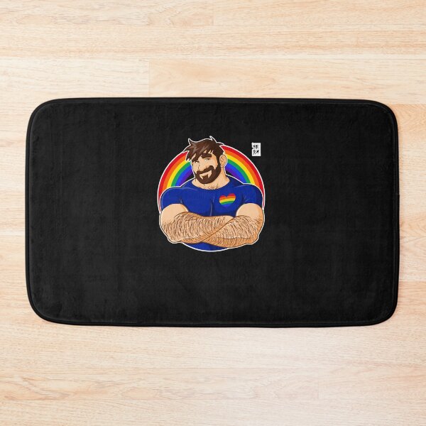 Item preview, ADAM LIKES CROSSING ARMS - GAY PRIDE Classic  designed and sold by JeannPeron.
