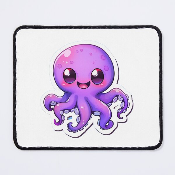 Item preview, Cute cartoon octopus designed and sold by Stickermagician.