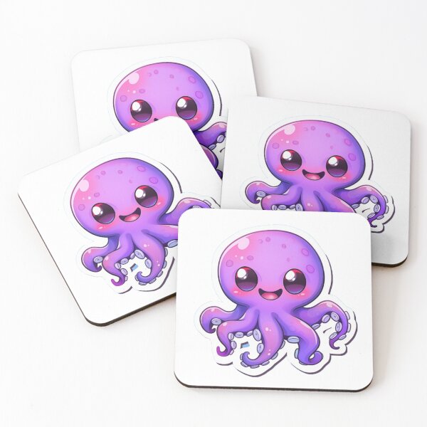 Item preview, Cute cartoon octopus designed and sold by Stickermagician.