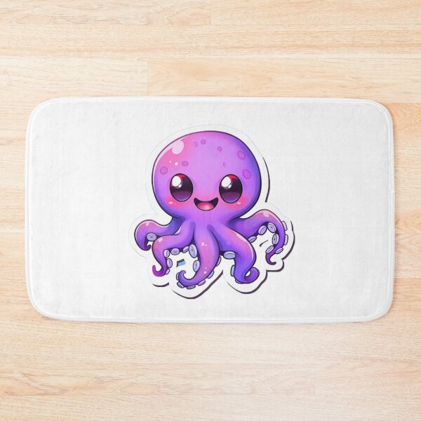 Item preview, Cute cartoon octopus designed and sold by Stickermagician.