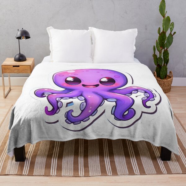 Item preview, Cute cartoon octopus designed and sold by Stickermagician.