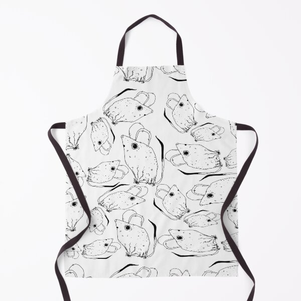 Item preview, TINY BUT MIGHTY BLACK x WHITE RODENT MOUSE designed and sold by GIVENGRACE.ART.
