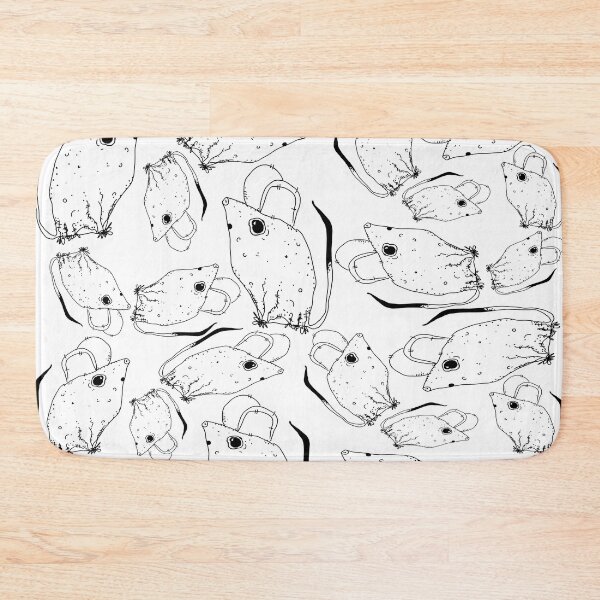 Item preview, TINY BUT MIGHTY BLACK x WHITE RODENT MOUSE  designed and sold by GIVENGRACE.ART.