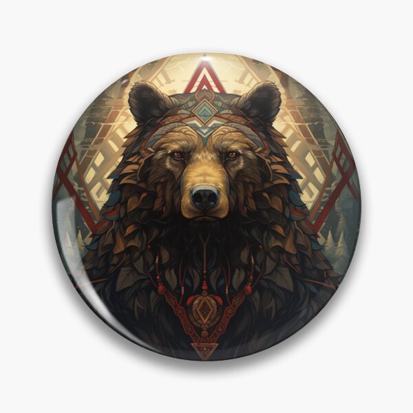 Item preview, Bear Totem designed and sold by Stickermagician.