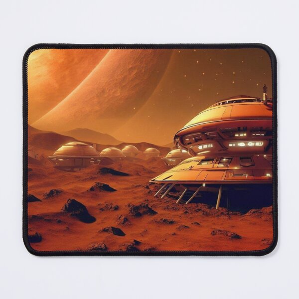 Item preview, space colony on mars designed and sold by AiArtCreations1.