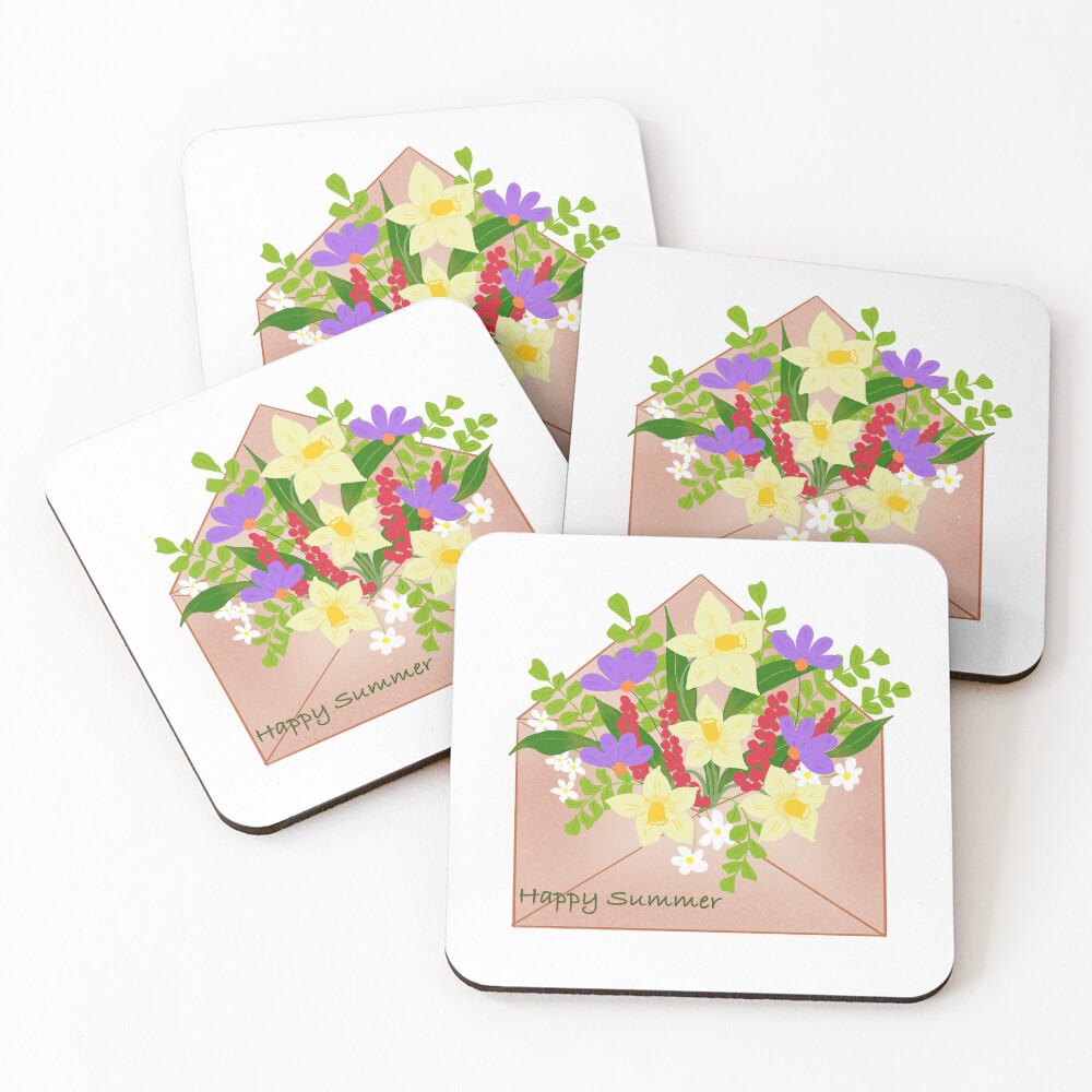 Item preview, Coasters (Set of 4) designed and sold by PrajaktaPathak.