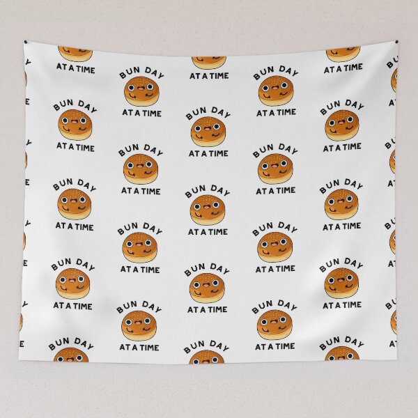 Item preview, Bun Day At A Time Funny Food Puns  designed and sold by punnybone.