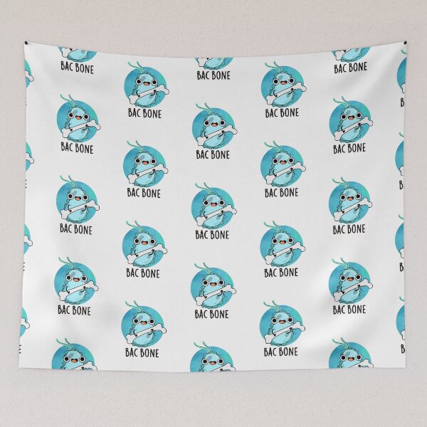 Item preview, Bac Bone Funny Bacteria Puns  designed and sold by punnybone.