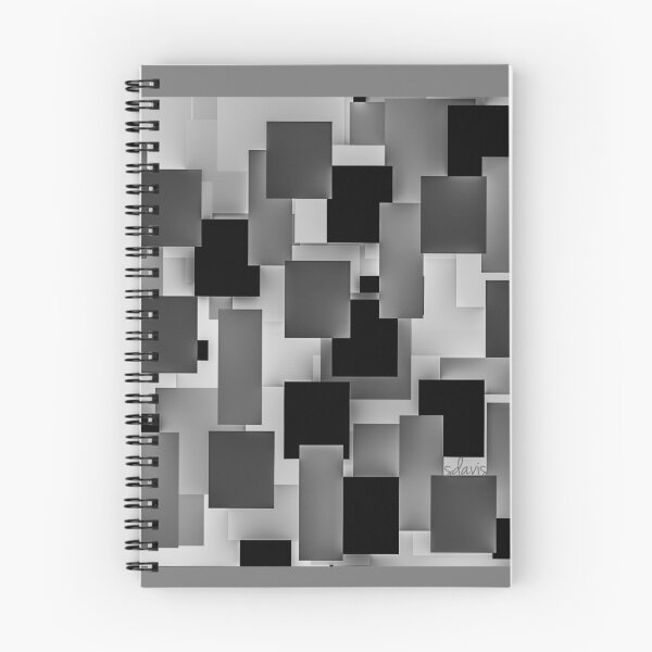 Item preview, Abstract Geometric Black and Grey 21620 designed and sold by mandalafractal.