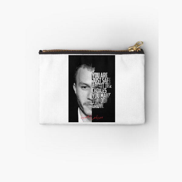Item preview, Black and white Heath Ledger inspirational quotes, designed and sold by KroKodeles.