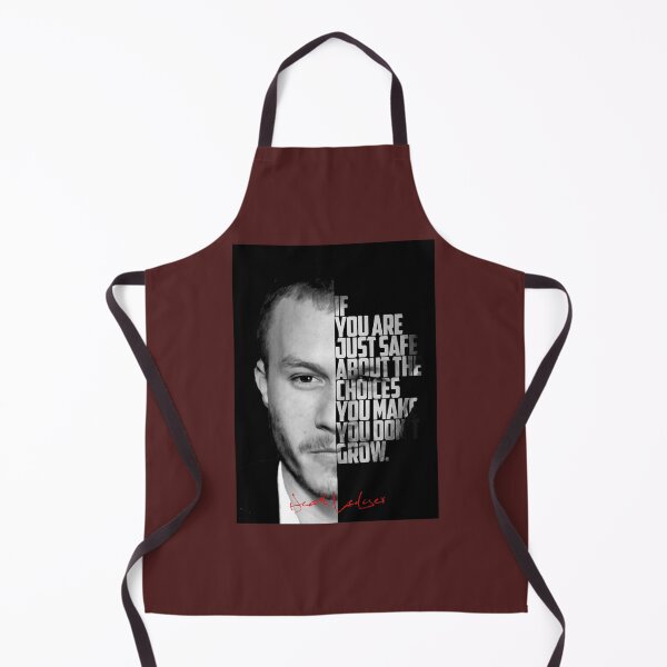 Item preview, Black and white Heath Ledger inspirational quotes, designed and sold by KroKodeles.