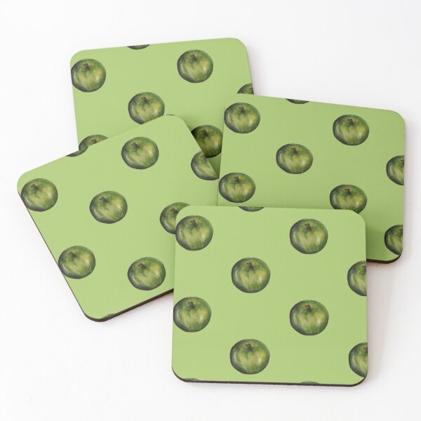 Item preview, Green apple for stickers, phone cases, notebooks, ect designed and sold by freja4876.