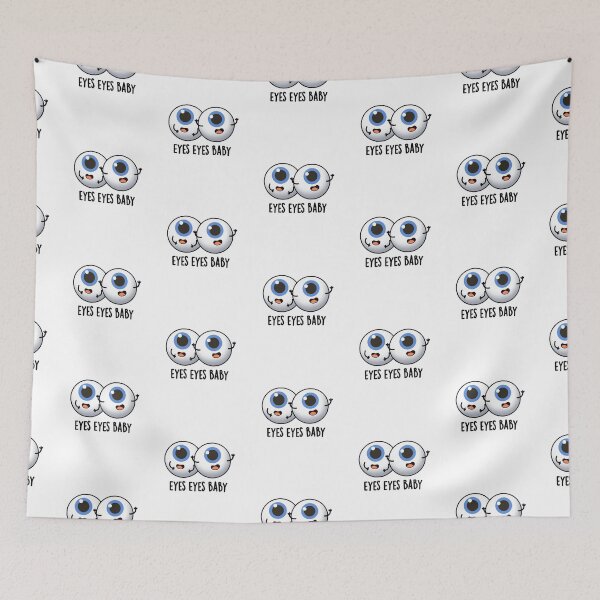 Item preview, Eyes Eyes Baby Funny Eyeball Puns  designed and sold by punnybone.