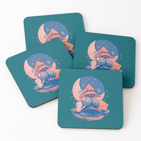 Item preview, FFIX Nightfall Black Mage X Moogle King - Final Fantasy   designed and sold by firojca.