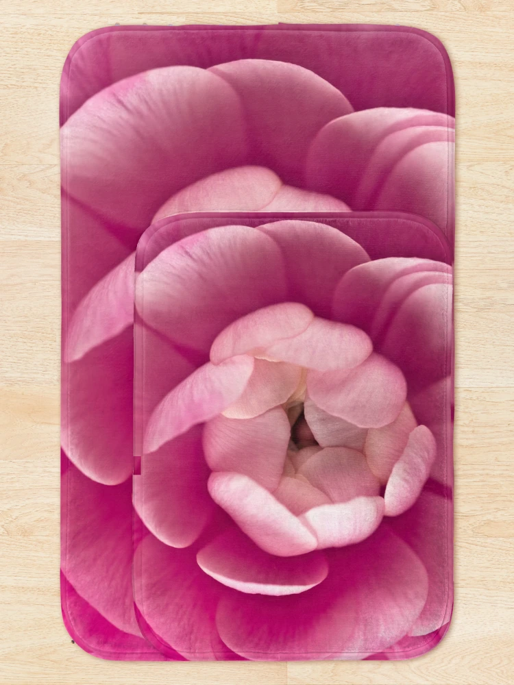 Thumbnail 5 of 6, Bath Mat, Pink Ranunculus designed and sold by assaf.