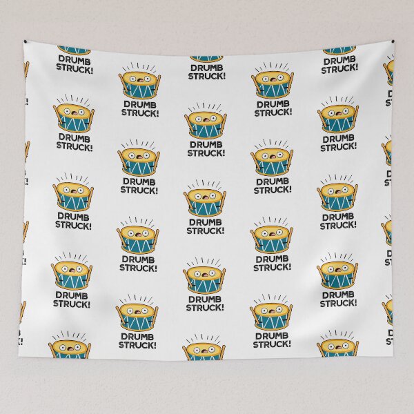 Item preview, Drumb Struck Funny Drummer Drum Puns  designed and sold by punnybone.