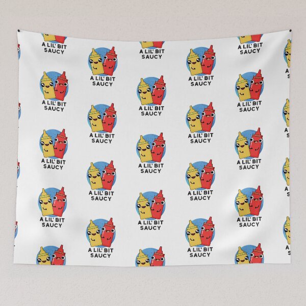 Item preview, A Lil Bit Saucy Funny Sauce Puns  designed and sold by punnybone.