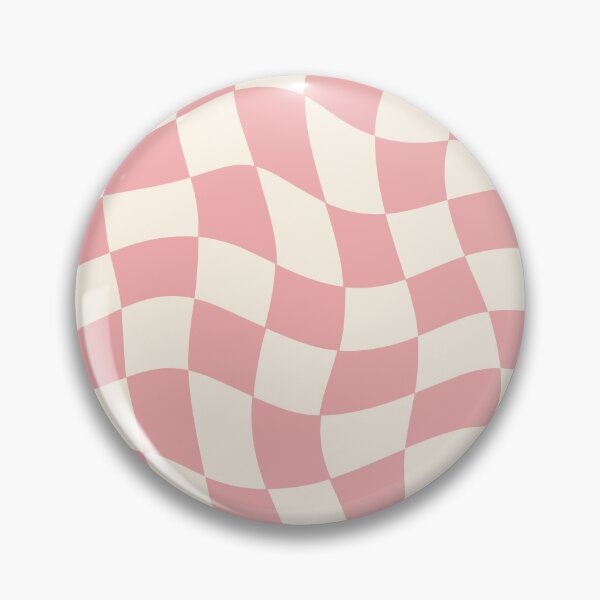 Item preview, Distorted Checkered Pattern in Pink - Retro Checkered - Checker Wave designed and sold by AnyLeck.