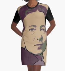 Simone de Beauvoir Graphic T-Shirt Dress